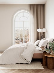 Bedeck of Belfast 400 Thread Count 100% Cotton Sateen Flat Sheet - Slika 1 iz 2