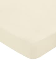 Bedeck of Belfast Chalk 400 Thread Cound 100% Cotton Sateen Fitted Sheet - Image 2 of 2