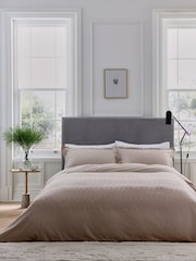 Bedeck of Belfast Truffle Ravello 100% Cotton Duvet Cover and Pillowcase Set - Image 1 of 4