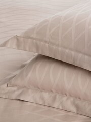 Bedeck of Belfast Truffle Ravello 100% Cotton Duvet Cover and Pillowcase Set - Image 3 of 4
