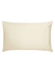 Bedeck of Belfast Chalk 400 Thread Count 100% Cotton Sateen Standard Pillowcase Pair - Image 2 of 2