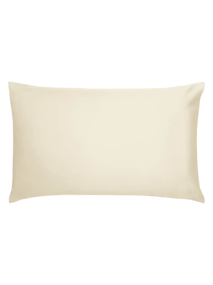 Bedeck of Belfast Chalk 400 Thread Count 100% Cotton Sateen Standard Pillowcase Pair - Image 2 of 2 Bedeck of Belfast Chalk 400 Thread Count 100% Cotton Sateen Standard Pillowcase Pair - Image 2 of 2