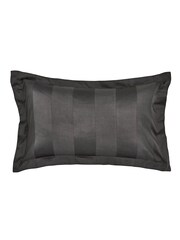 Bedeck of Belfast Charcoal Serra Dobby 100% Cotton Duvet Cover and Pillowcase Set - Image 4 of 4