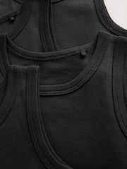 Black Vests 5 Pack (1.5-16yrs) - Image 5 of 5