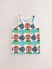 Multi Marvel 100% Cotton Vests 3 Pack (1.5-12yrs) - Image 2 of 7