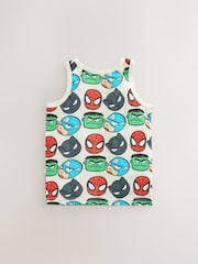 Multi Marvel 100% Cotton Vests 3 Pack (1.5-12yrs) - Image 3 of 7