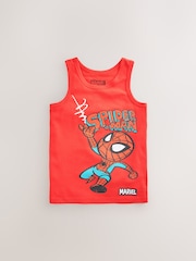 Multi Marvel 100% Cotton Vests 3 Pack (1.5-12yrs) - Image 5 of 7