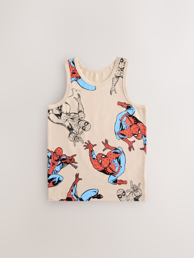 Multi Spiderman Vests 3 Pack (1.5-10yrs) - Image 2 of 7