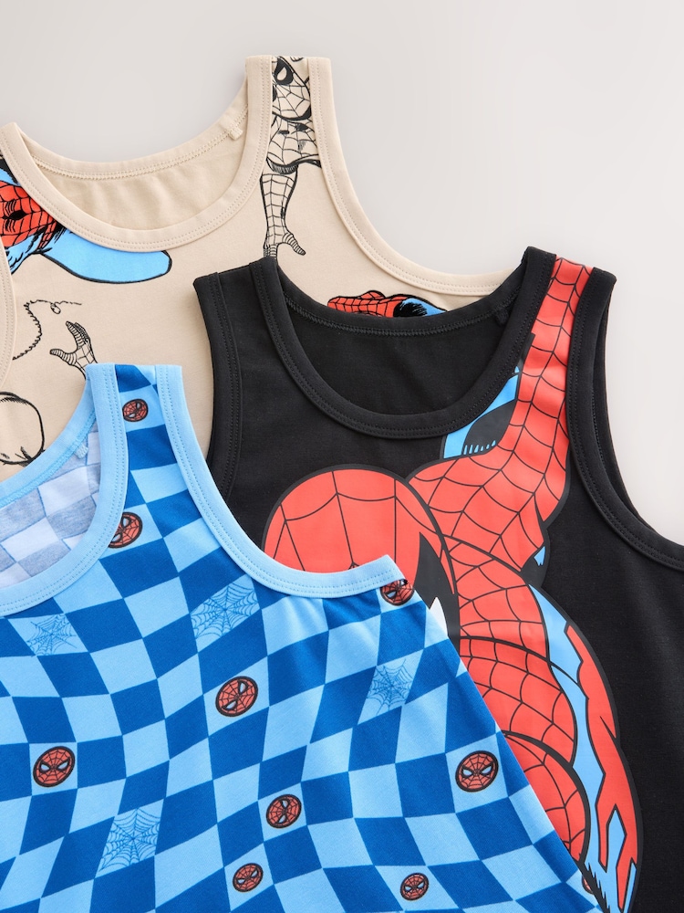 Multi Spiderman Vests 3 Pack (1.5-10yrs) - Image 7 of 7