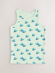 Bright Vehicles 100% Cotton Vests 5 Pack (1.5-8yrs) - Image 4 of 9