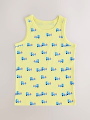 Bright Vehicles 100% Cotton Vests 5 Pack (1.5-8yrs) - Image 5 of 9