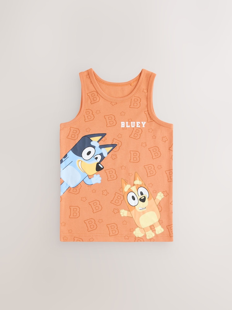 Blue 100% Cotton Vests 3 pack (1.5-8yrs) - Image 2 of 7
