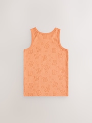 Blue 100% Cotton Vests 3 pack (1.5-8yrs) - Image 5 of 7