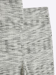 River Island Grey Girls 100% Cotton Polo Top and Kickflare Trousers Set - Image 5 of 5