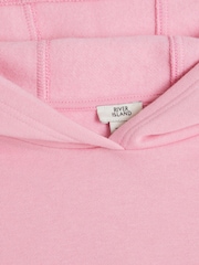 River Island Pink Girls 100% Cotton Hoodie and Joggers Set - Image 4 of 5