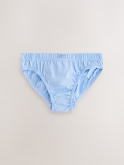 Tonal Blue 100% Cotton Briefs 10 Pack (1.5-16yrs) - Image 4 of 12