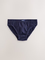 Tonal Blue 100% Cotton Briefs 10 Pack (1.5-16yrs) - Image 5 of 12