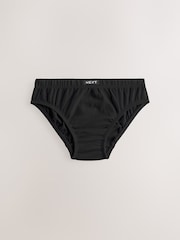 Black 100% Cotton Briefs 7 Pack (1.5-16yrs) - Image 2 of 5