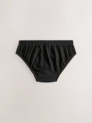 Black 100% Cotton Briefs 7 Pack (1.5-16yrs) - Image 3 of 5
