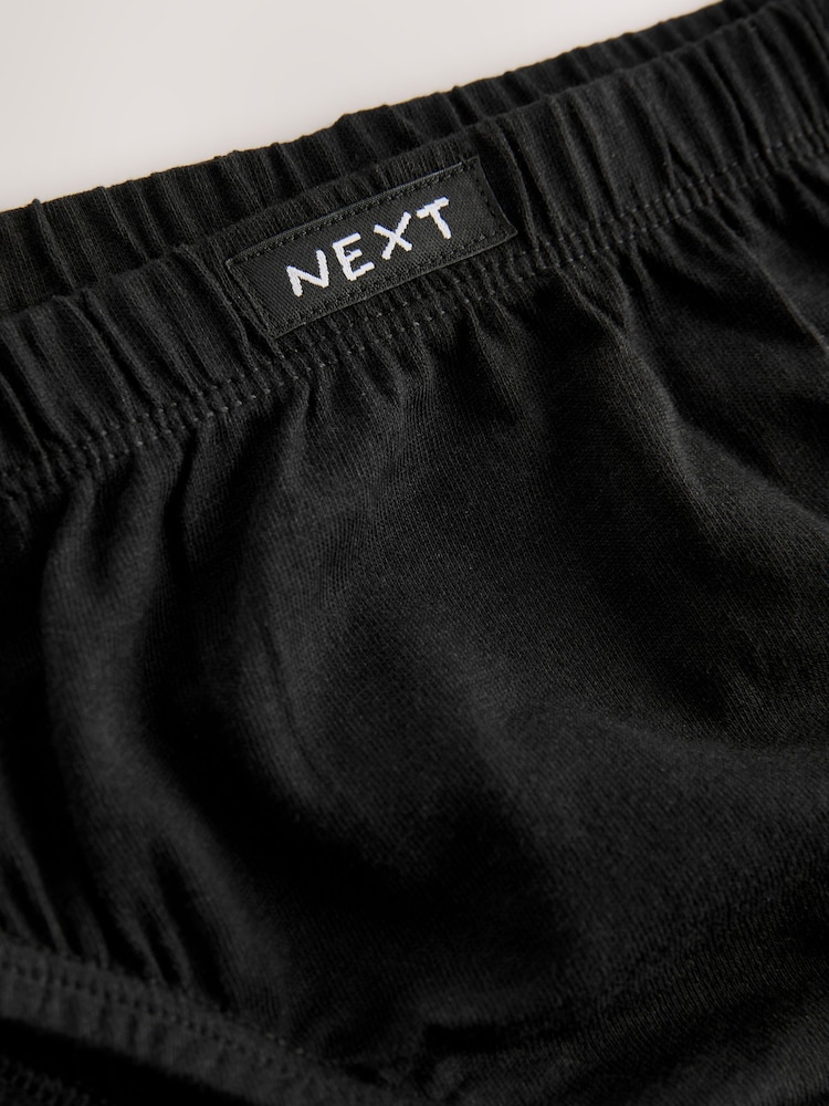Black 100% Cotton Briefs 7 Pack (1.5-16yrs) - Image 4 of 5