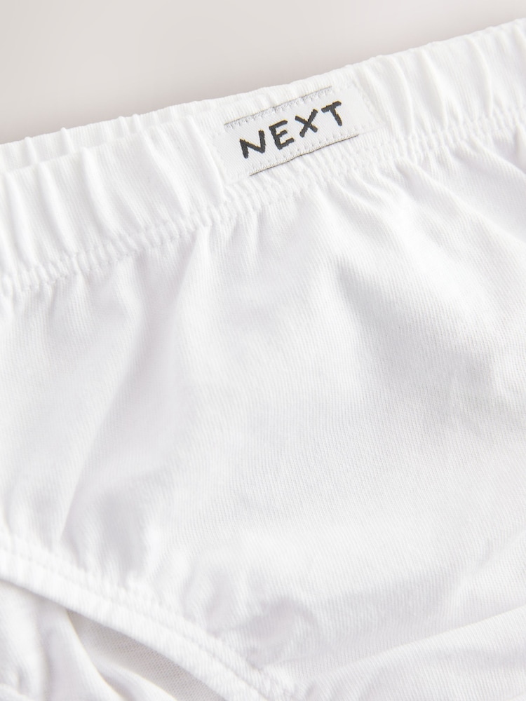 White 100% Cotton Briefs 5 Pack (1.5-16yrs) - Image 5 of 5