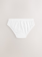 White 100% Cotton Briefs 10 Pack (1.5-16yrs) - Image 3 of 5