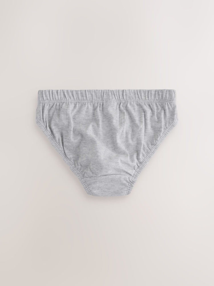 Blue/Grey 100% Cotton Briefs 10 Pack (1.5-16yrs) - Image 12 of 14