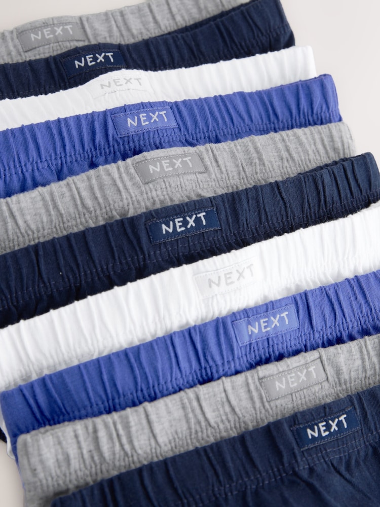 Blue/Grey 100% Cotton Briefs 10 Pack (1.5-16yrs) - Image 13 of 14
