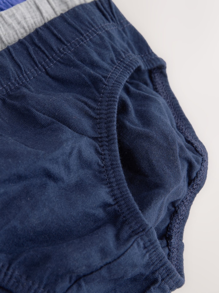 Blue/Grey 100% Cotton Briefs 10 Pack (1.5-16yrs) - Image 14 of 14 Blue/Grey 100% Cotton Briefs 10 Pack (1.5-16yrs) - Image 14 of 14