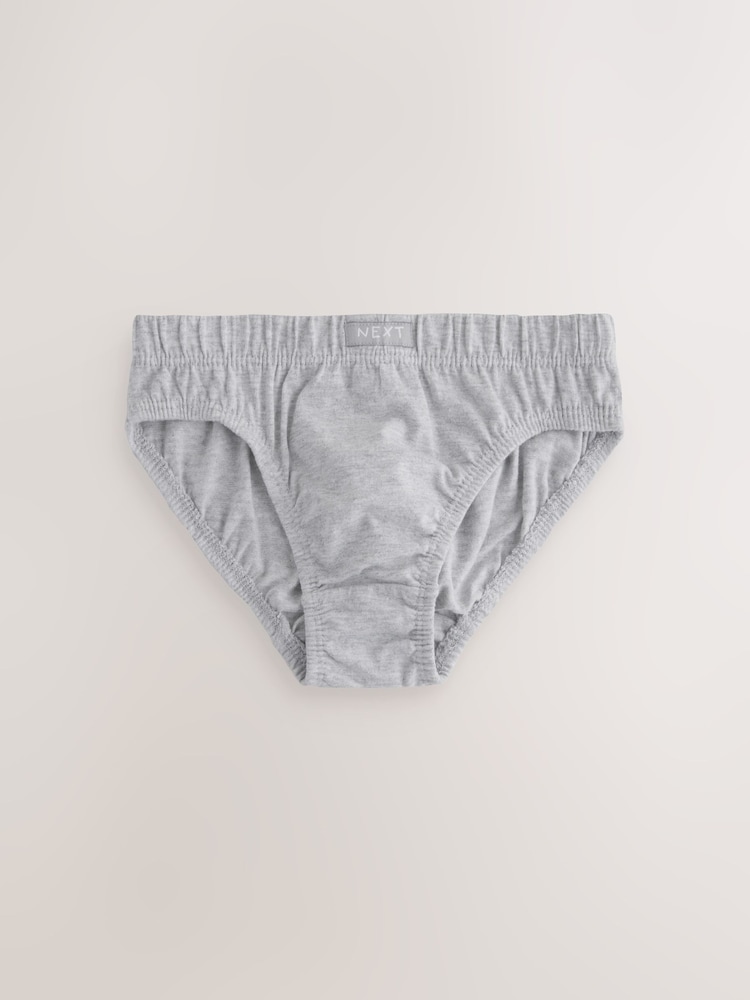 Blue/Grey 100% Cotton Briefs 10 Pack (1.5-16yrs) - Image 2 of 14 Blue/Grey 100% Cotton Briefs 10 Pack (1.5-16yrs) - Image 2 of 14