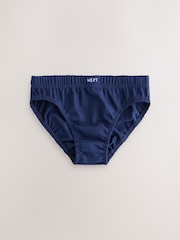 Blue 100% Cotton Briefs 7 Pack (1.5-16yrs) - Image 2 of 8