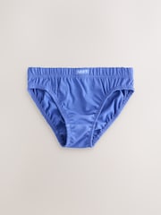Blue 100% Cotton Briefs 7 Pack (1.5-16yrs) - Image 3 of 8