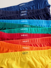 Bright 100% Cotton Briefs 10 Pack (1.5-16yrs) - Image 13 of 14