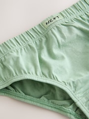 Green/Blue 100% Cotton Briefs 7 Pack (1.5-16yrs) - Image 11 of 11