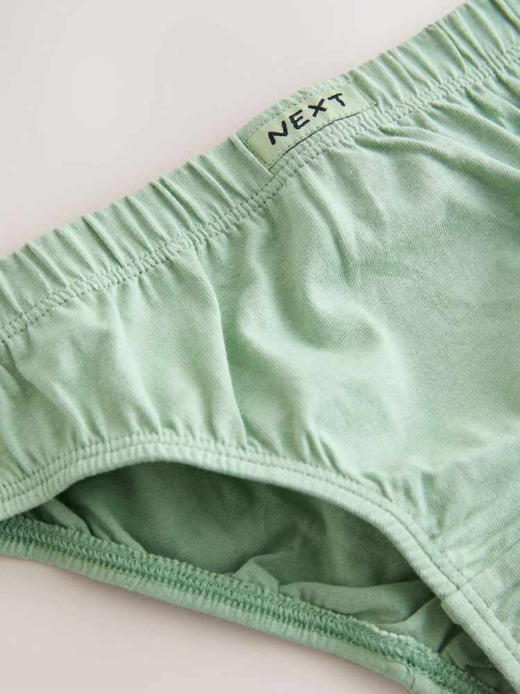 Green/Blue 100% Cotton Briefs 7 Pack (1.5-16yrs) - Image 11 of 11