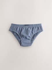 Green/Blue 100% Cotton Briefs 7 Pack (1.5-16yrs) - Image 8 of 11
