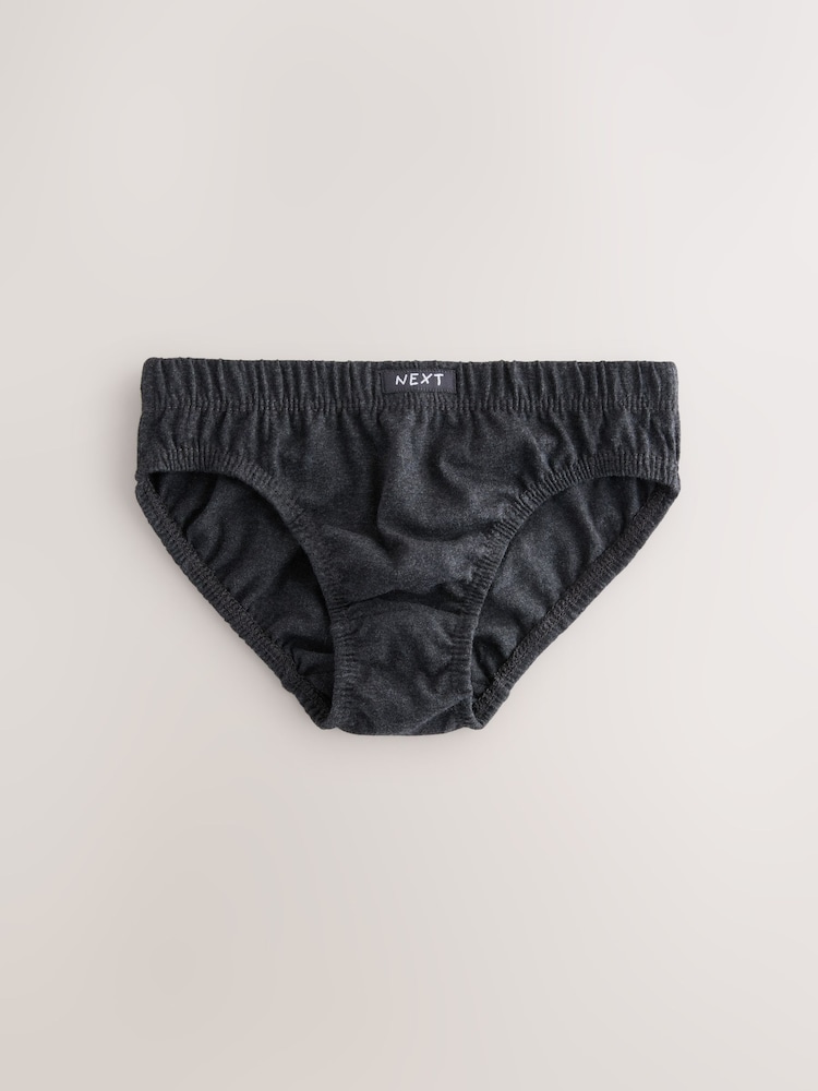 Monochrome 100% Cotton Briefs 7 Pack (1.5-16yrs) - Image 2 of 8 Monochrome 100% Cotton Briefs 7 Pack (1.5-16yrs) - Image 2 of 8
