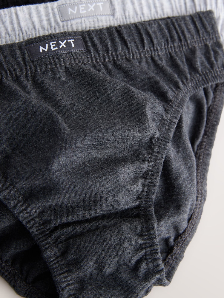 Monochrome 100% Cotton Briefs 7 Pack (1.5-16yrs) - Image 8 of 8 Monochrome 100% Cotton Briefs 7 Pack (1.5-16yrs) - Image 8 of 8