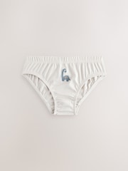 Blue Dinosaur 100% Cotton Printed Briefs 5 Pack (1.5-10yrs) - Image 2 of 9