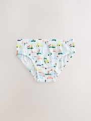 Bright Vehicles 100% Cotton Printed Briefs 5 Pack (1.5-10yrs) - Image 2 of 9