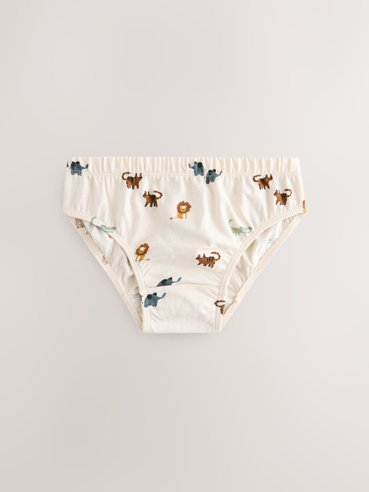 Safari Print Briefs 10 Pack (1.5-10yrs) - Image 5 of 14