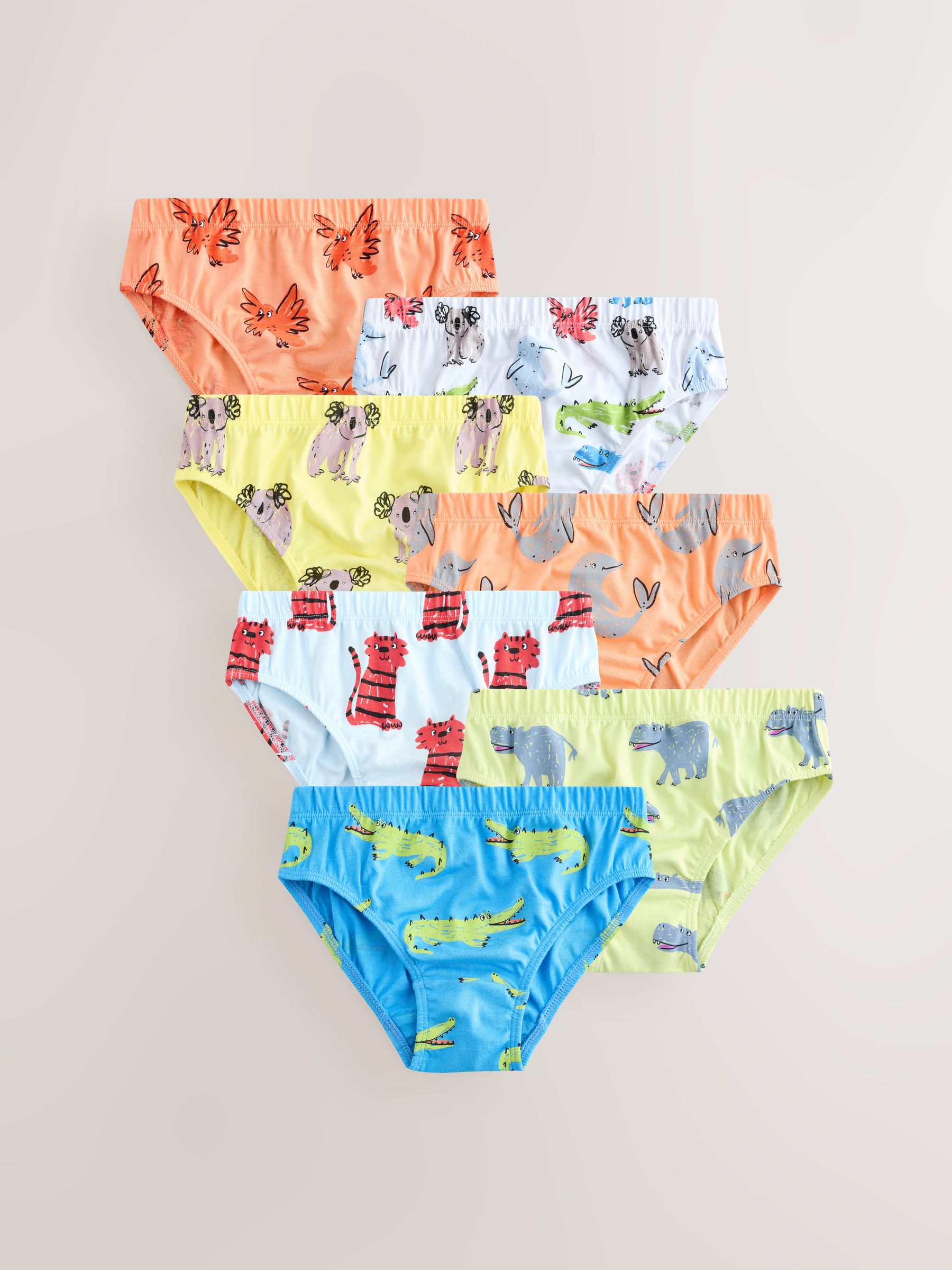 Bright Cotton Briefs 7 Pack (1.5-10yrs)