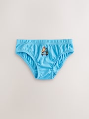 AOP London 100% Cotton Printed Briefs 5 Pack (1.5-10yrs) - Image 2 of 9