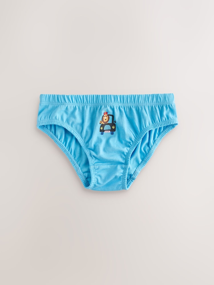 AOP London 100% Cotton Printed Briefs 5 Pack (1.5-10yrs) - Image 2 of 9