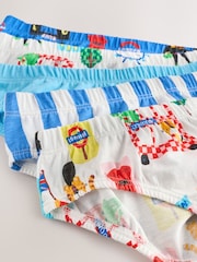 AOP London 100% Cotton Printed Briefs 5 Pack (1.5-10yrs) - Image 8 of 9