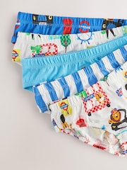 AOP London 100% Cotton Printed Briefs 5 Pack (1.5-10yrs) - Image 9 of 9