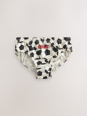 Red/Blue Football 100% Cotton Printed Briefs 5 Pack (1.5-10yrs) - Image 2 of 9