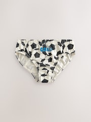 Red/Blue Football 100% Cotton Printed Briefs 5 Pack (1.5-10yrs) - Image 4 of 9