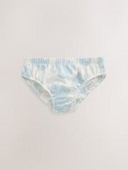 Sea Sun Stamp Print 100% Cotton Printed Briefs 5 Pack (1.5-10yrs) - Image 2 of 9