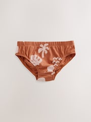 Sea Sun Stamp Print 100% Cotton Printed Briefs 5 Pack (1.5-10yrs) - Image 3 of 9